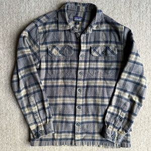 Patagonia Men's Organic Cotton Fjord Flannel Shirt Small